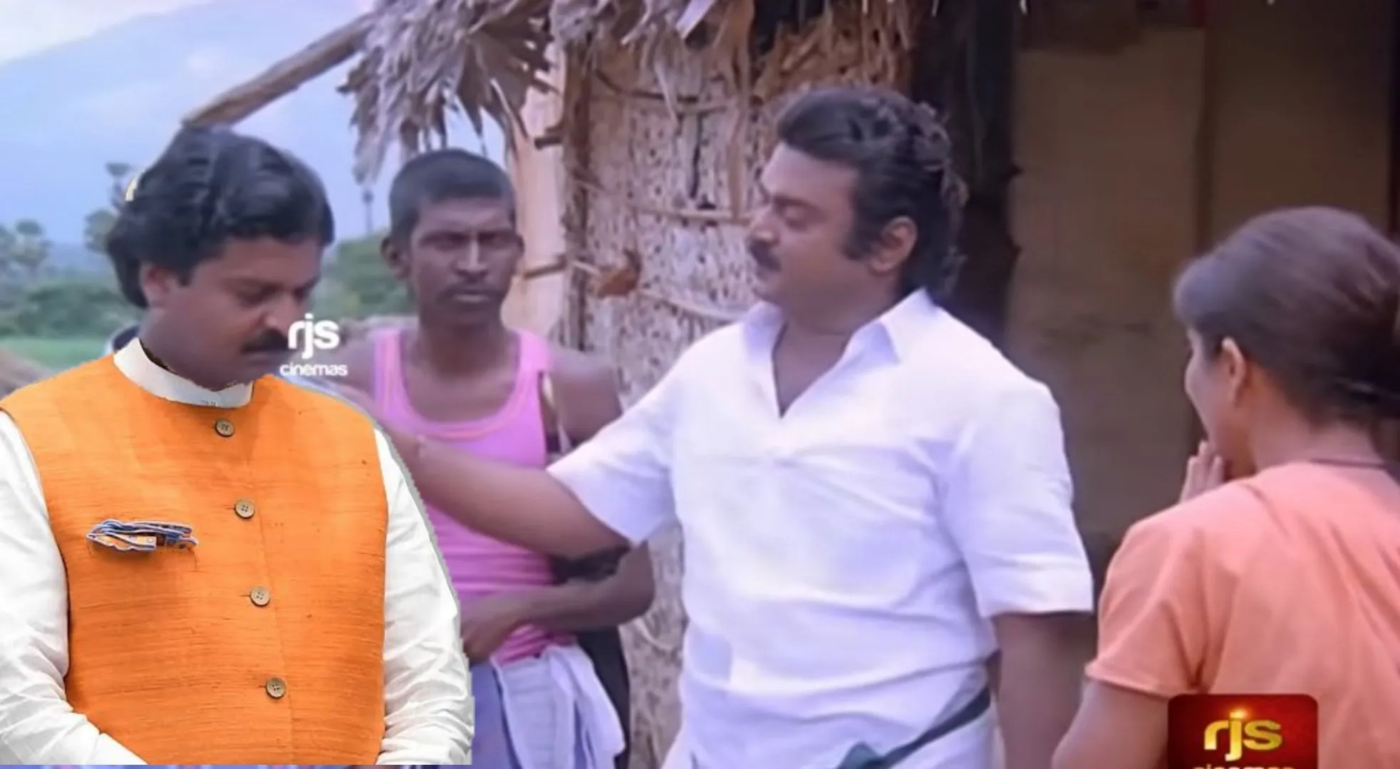 Chinna gounder | Unna padikka vacha enga apparu enna padikka vaikala paathiya Tamil Meme Templates