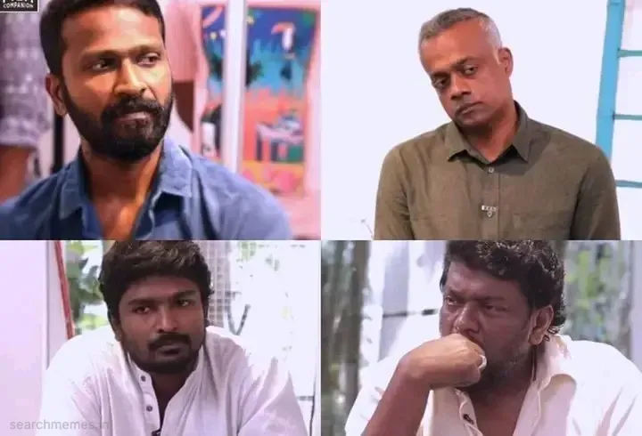 Gvm staring | Film companion directors round table Tamil Meme Templates