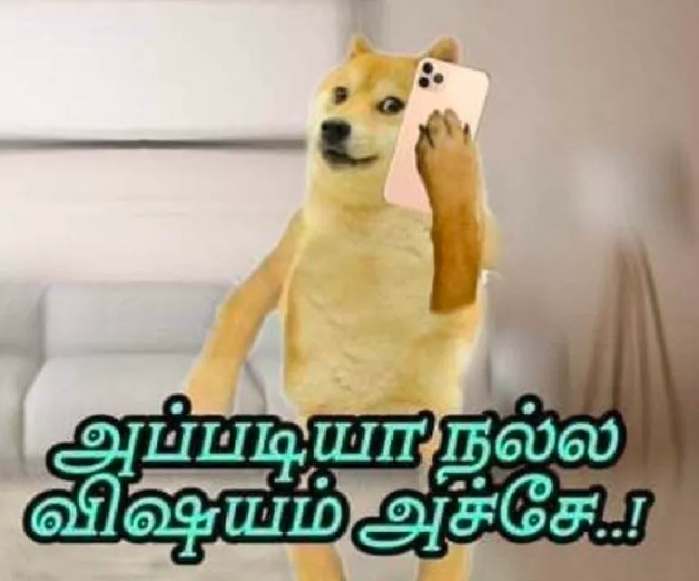 Cheems | Apdiya nalla vishayam aache Tamil Meme Templates