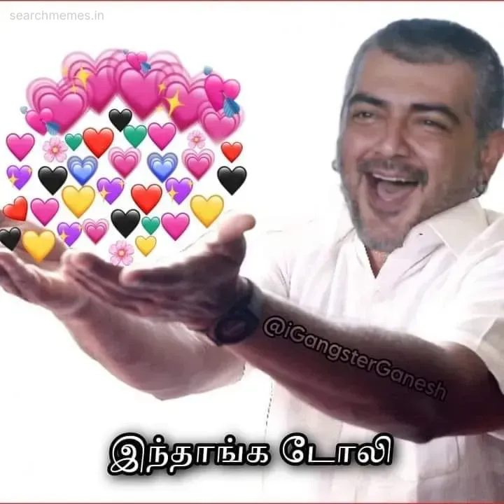 Vedhalam-ganesh-indhaanga-doli Tamil Meme Templates