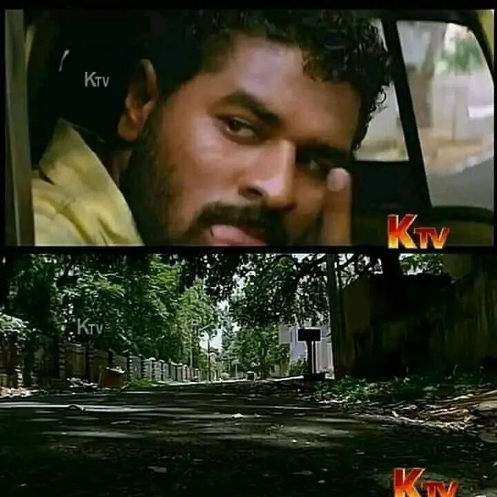 Prabudeva threatening empty road Tamil Meme Templates