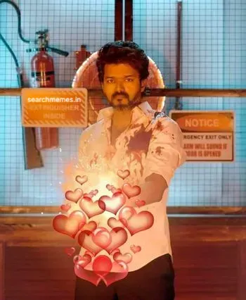 Vijay-shooting-hearts Tamil Meme Templates