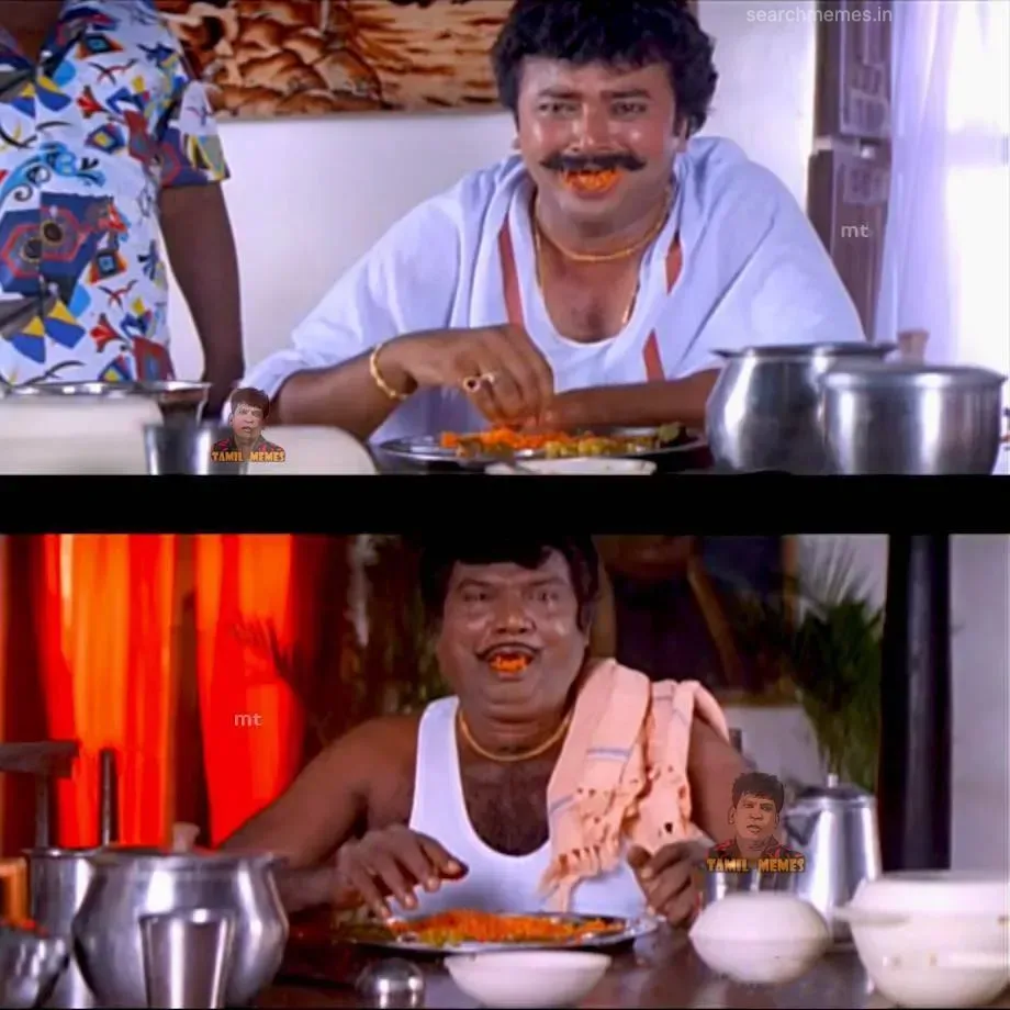 Jayaram | Goundamani | Spicy food Tamil Meme Templates