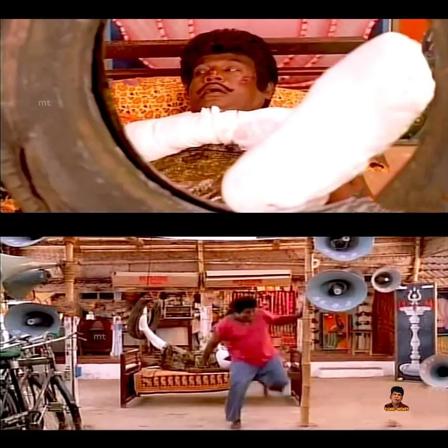 Uttama rasa | Senthil dancing happy indru mudhal happy Tamil Meme Templates