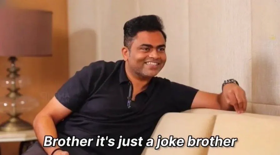 Vamsi krishna | Its not a joke brother Tamil Meme Templates