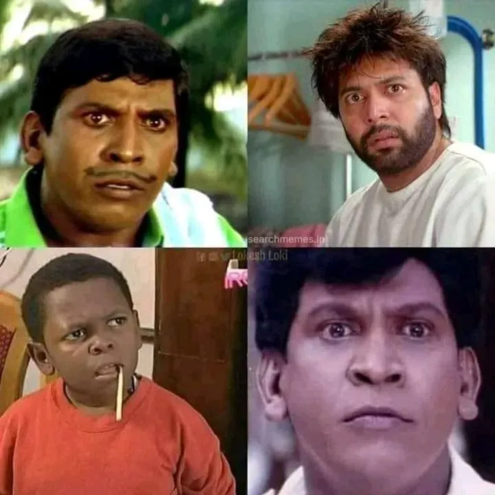 Winner | Comali | Surprised reaction Tamil Meme Templates