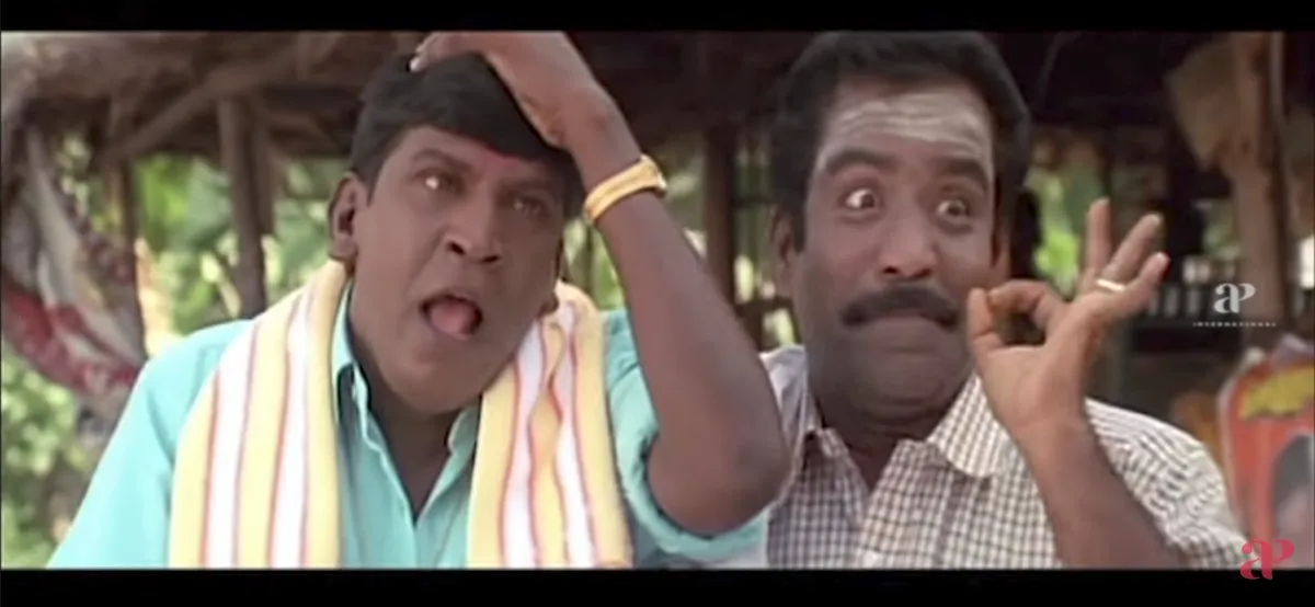 Kovil | Vadivelu | Bullet pandi hit by tender coconut Tamil Meme Templates