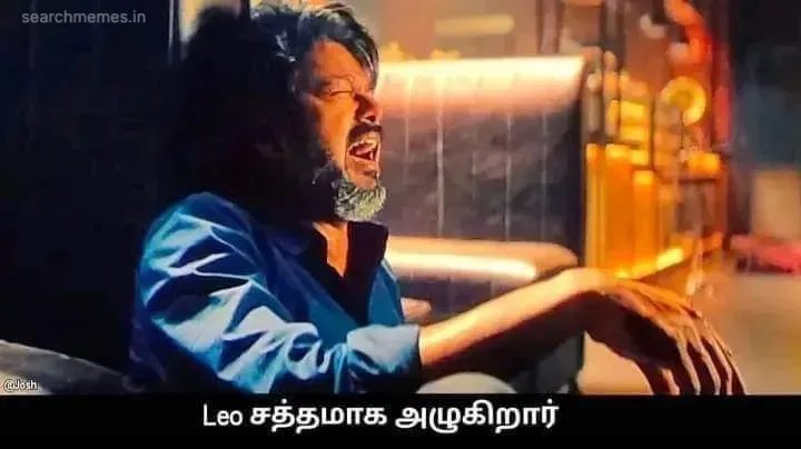 Leo-crying Tamil Meme Templates