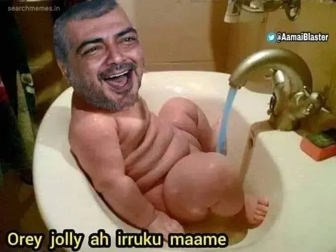 Vedhalam Ganesh edit as a happy baby