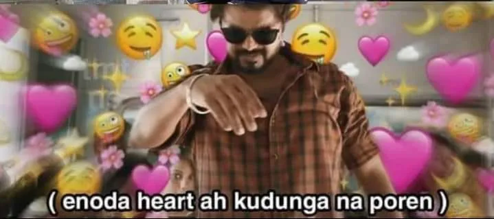 Enoda-heart-ah-kudunga Tamil Meme Templates