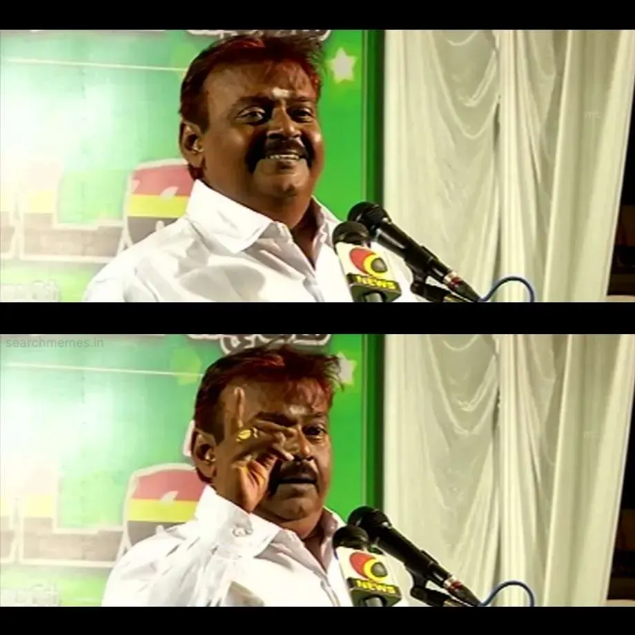 Vijaykanth | Aathirangal varuthu makkale Tamil Meme Templates