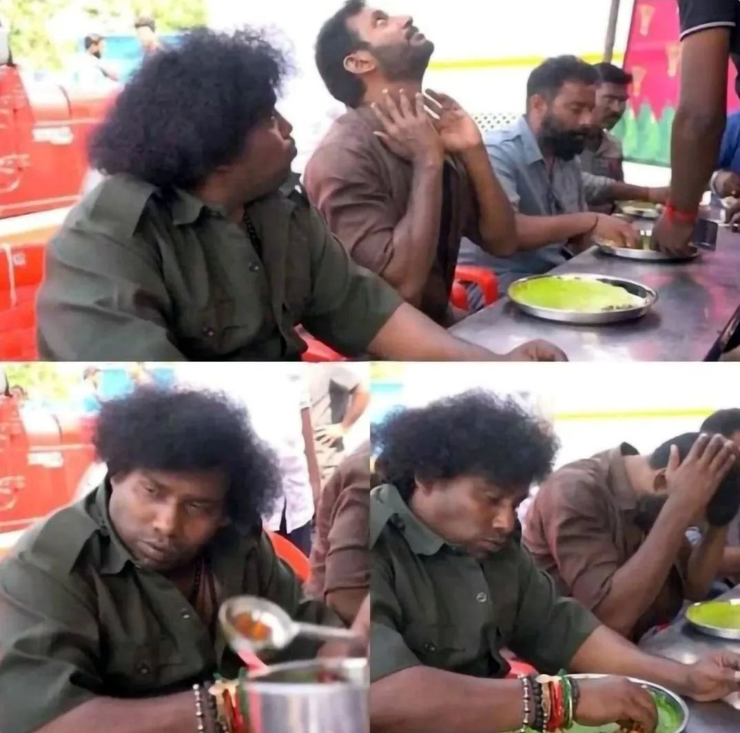 Yogi babu - vishal reaction Tamil Meme Templates